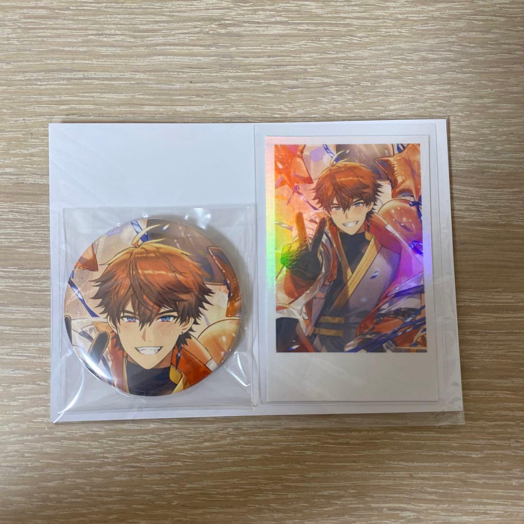 北見遊征 誕生日グッズ 缶バッジ&チェキ風カード - メルカリ