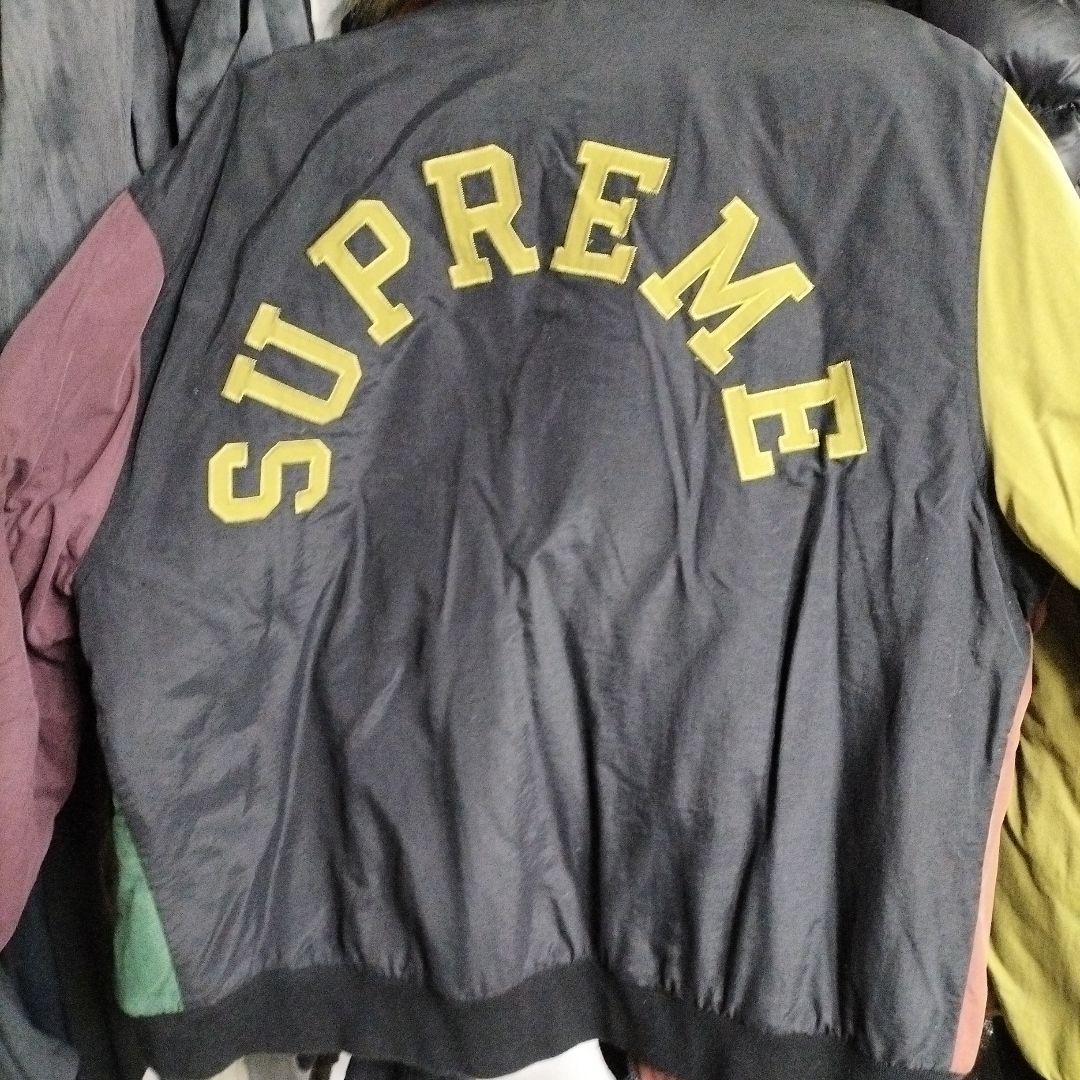 年末年始値下げ】Supreme×Champion カラーブロックスタジャンM