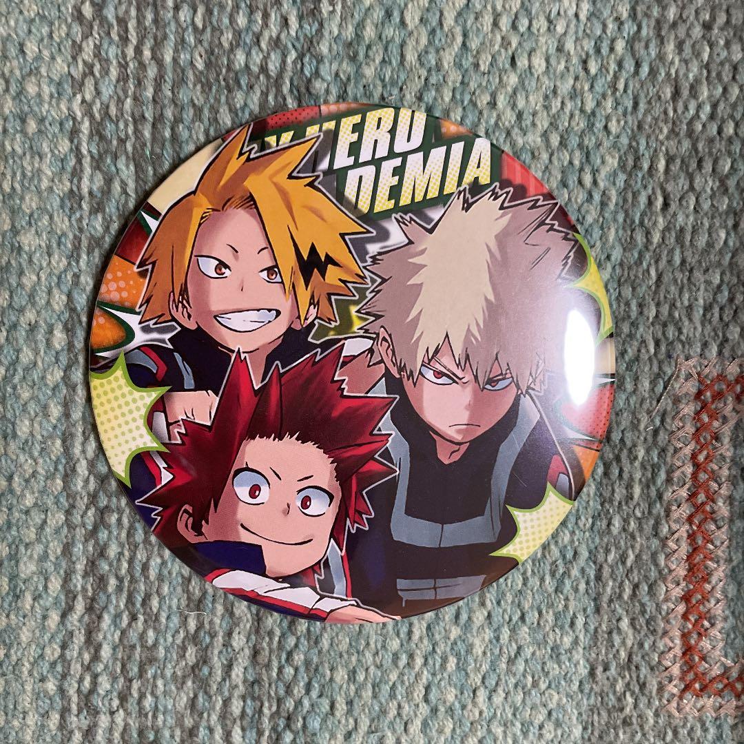 僕のヒーローアカデミア ヒロアカ展 最強トリオ BIG缶バッジ 爆豪 切島