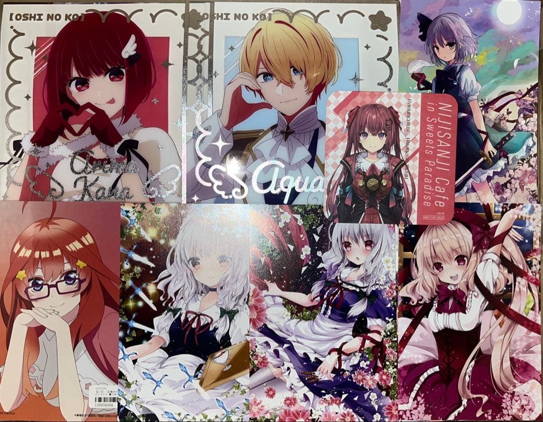 激安 アニメグッズ キャラクター 漫画 特典 紙類 500枚以上大量 まとめ売り