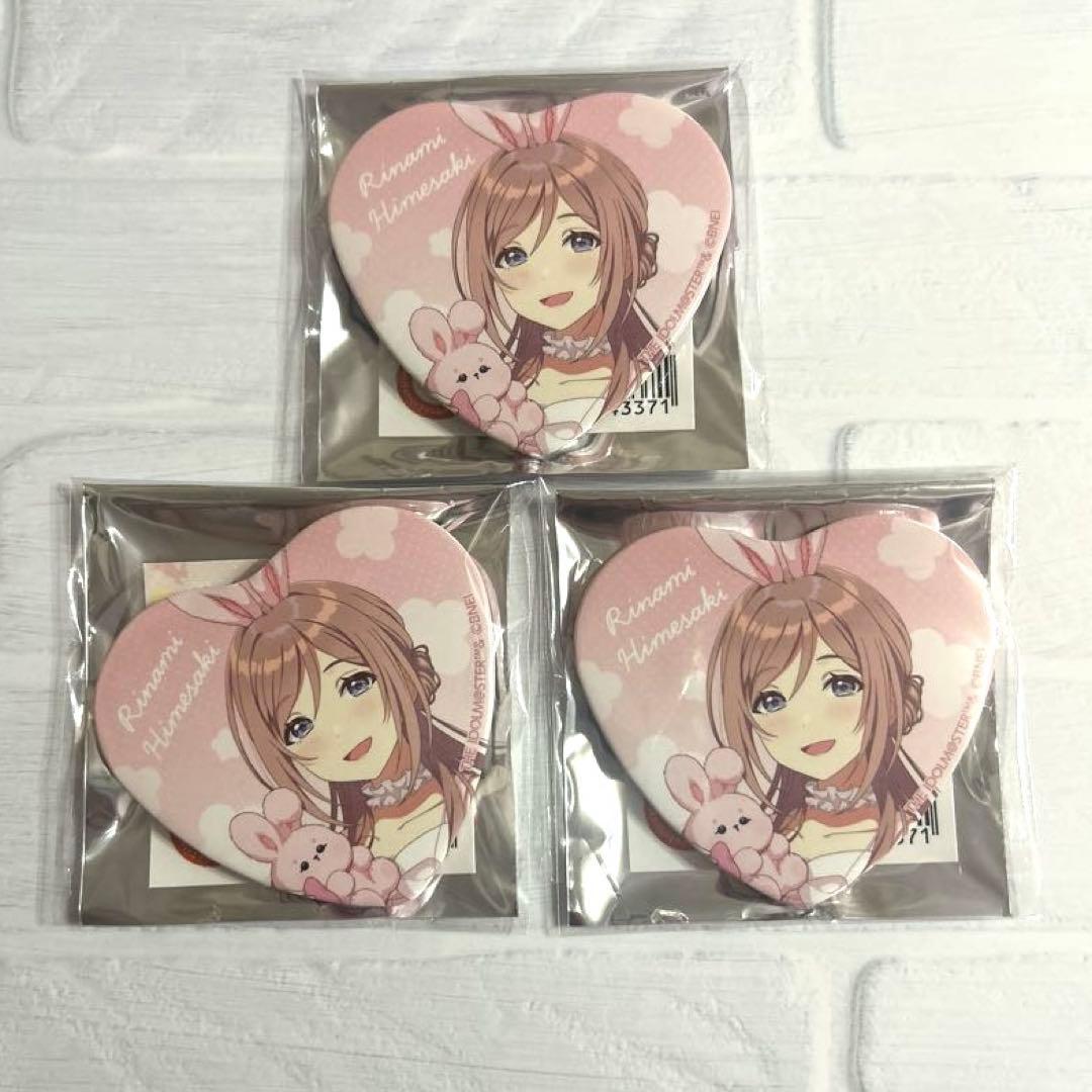 学園アイドルマスター 学マスRabbit ハート缶バッジ 姫崎莉波 - メルカリ