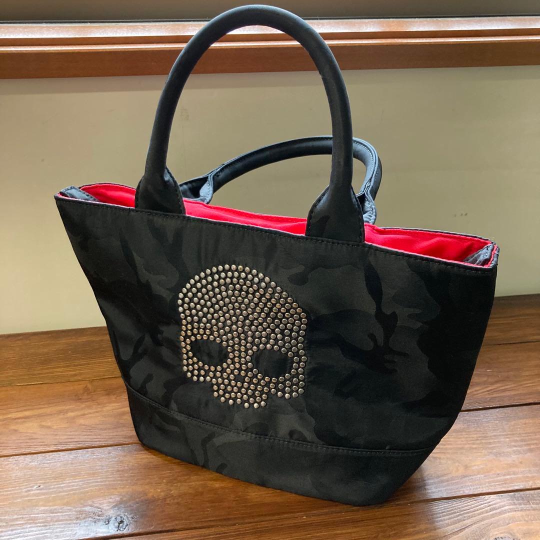 ハイドロゲン hydrogen スカルスタッズ トートバッグ 迷彩