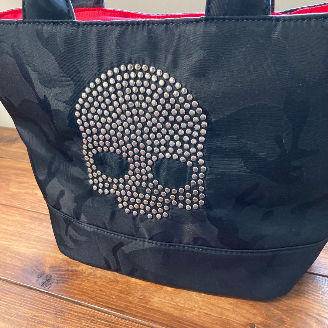 ハイドロゲン hydrogen スカルスタッズ トートバッグ 迷彩