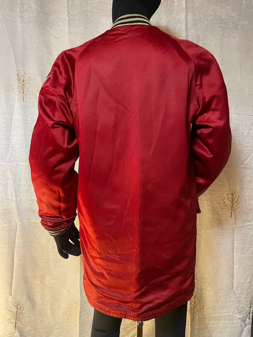 50´s リバーシブル ロングスタジャン ファラオ Aブラック×Bレッド