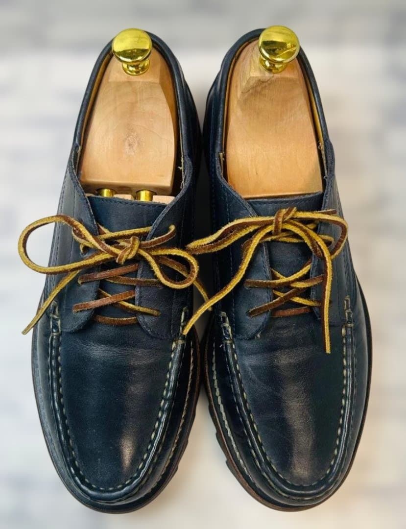 極美品 YUKETEN ユケテン シャークソール Uチップ NVY 26cm - メルカリ