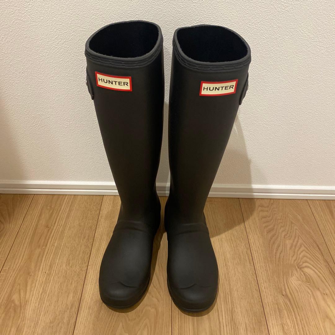 断捨離中♡様専用】HUNTER ブラック長靴 EU36 サイズ22〜22.5 - メルカリ