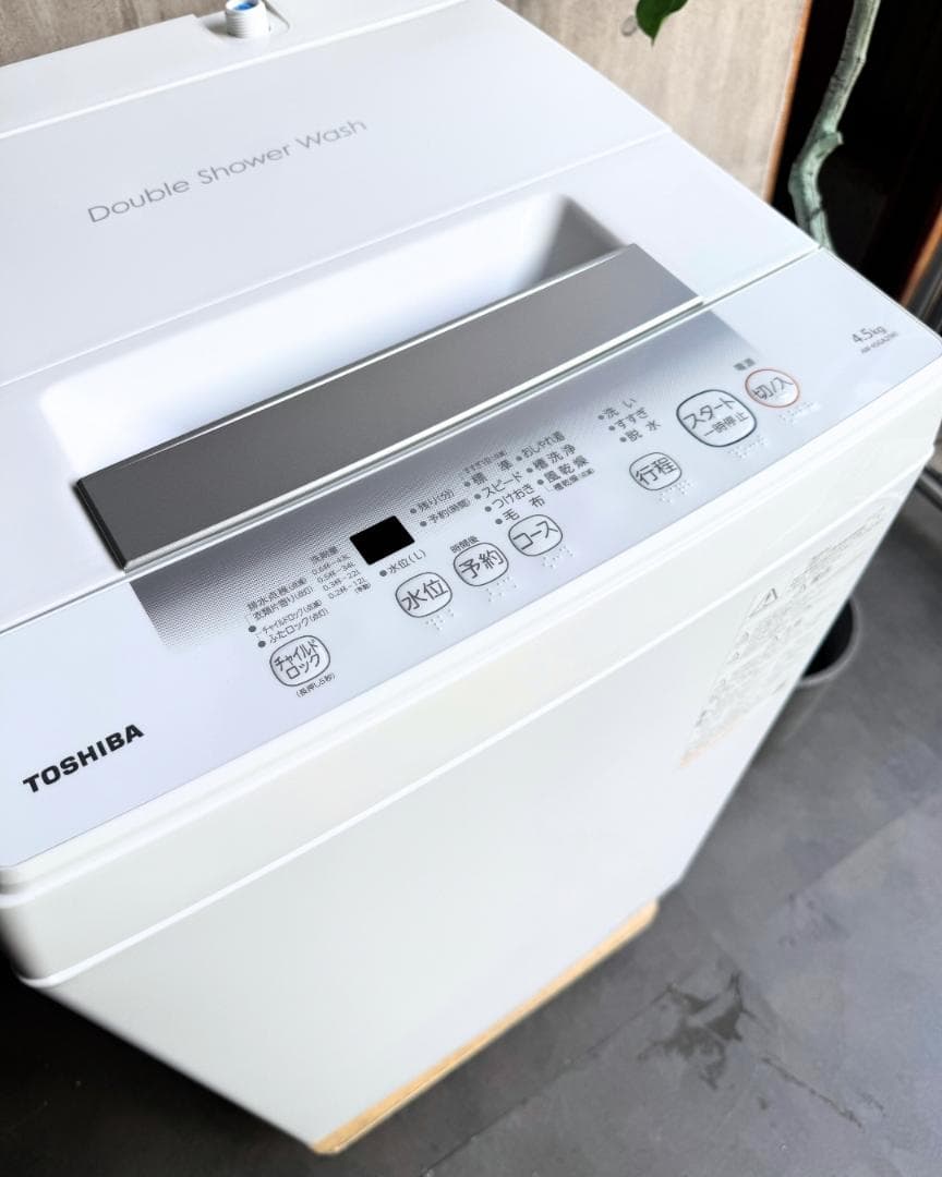 設置まで✨TOSHIBA 一人暮らし用洗濯機 4.5kg✨ 2022年製⭕️