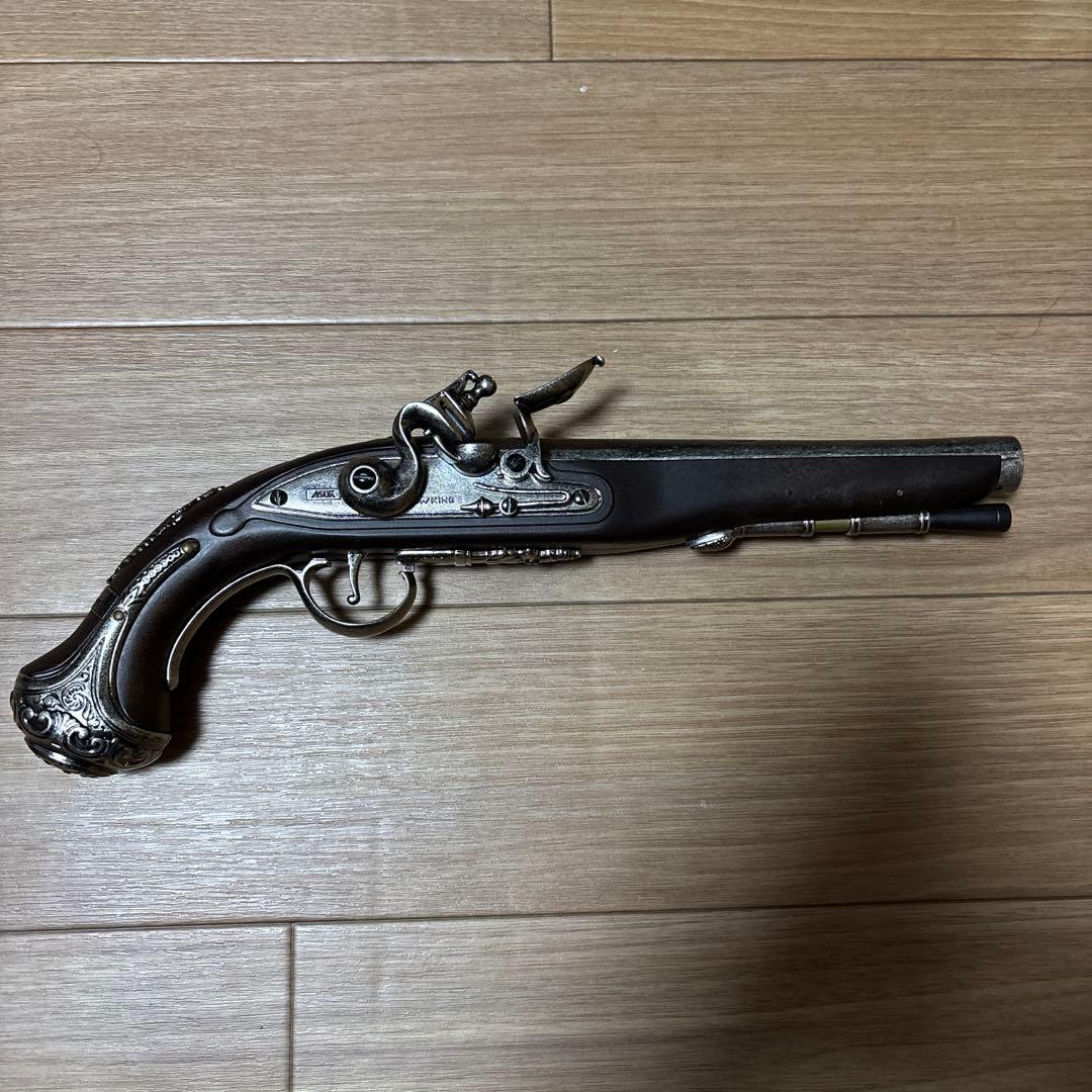 KTW フリントロックピストル　動作確認済み KTW フリントロック・ピストル エアコッキングガン | エアガン