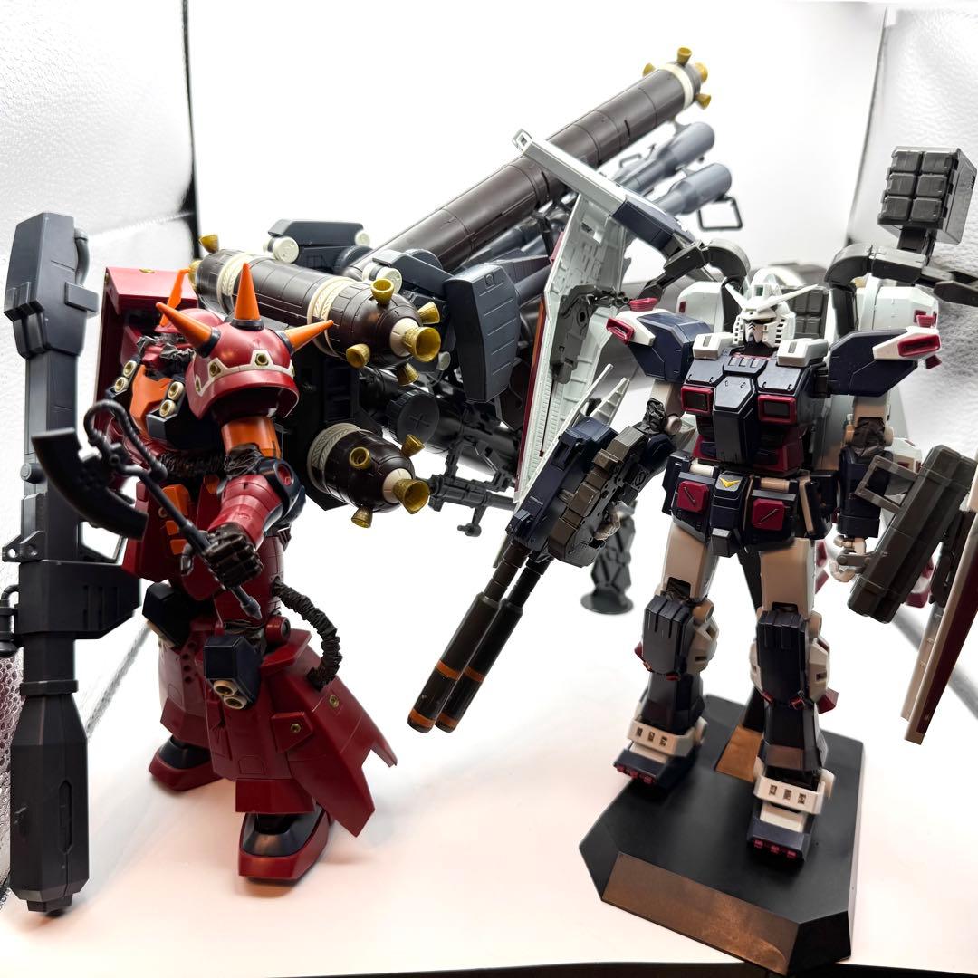 MG 1/100 サイコザク&フルアーマーガンダム Ver.Ka ジャンク - メルカリ