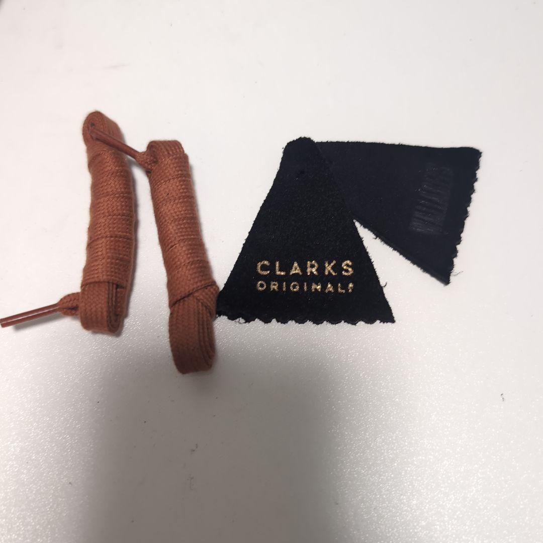 【未使用】CLARKS ORIGINALs ワラビー　黒　スエード　26.5cm