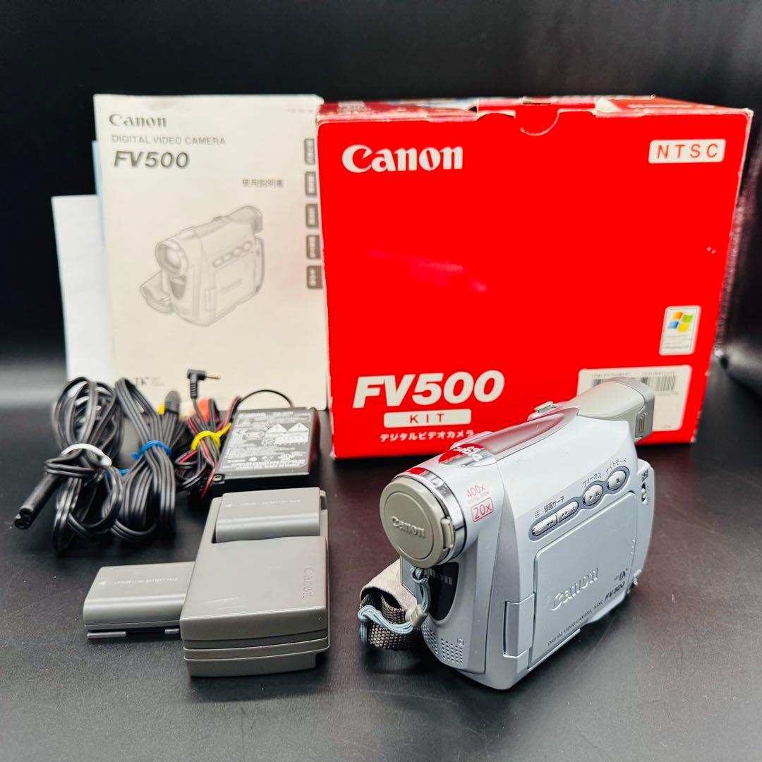 Canon キャノン Mini DV DM-FV500 ビデオカメラ FV500 - キヤノンカメラミュージアム