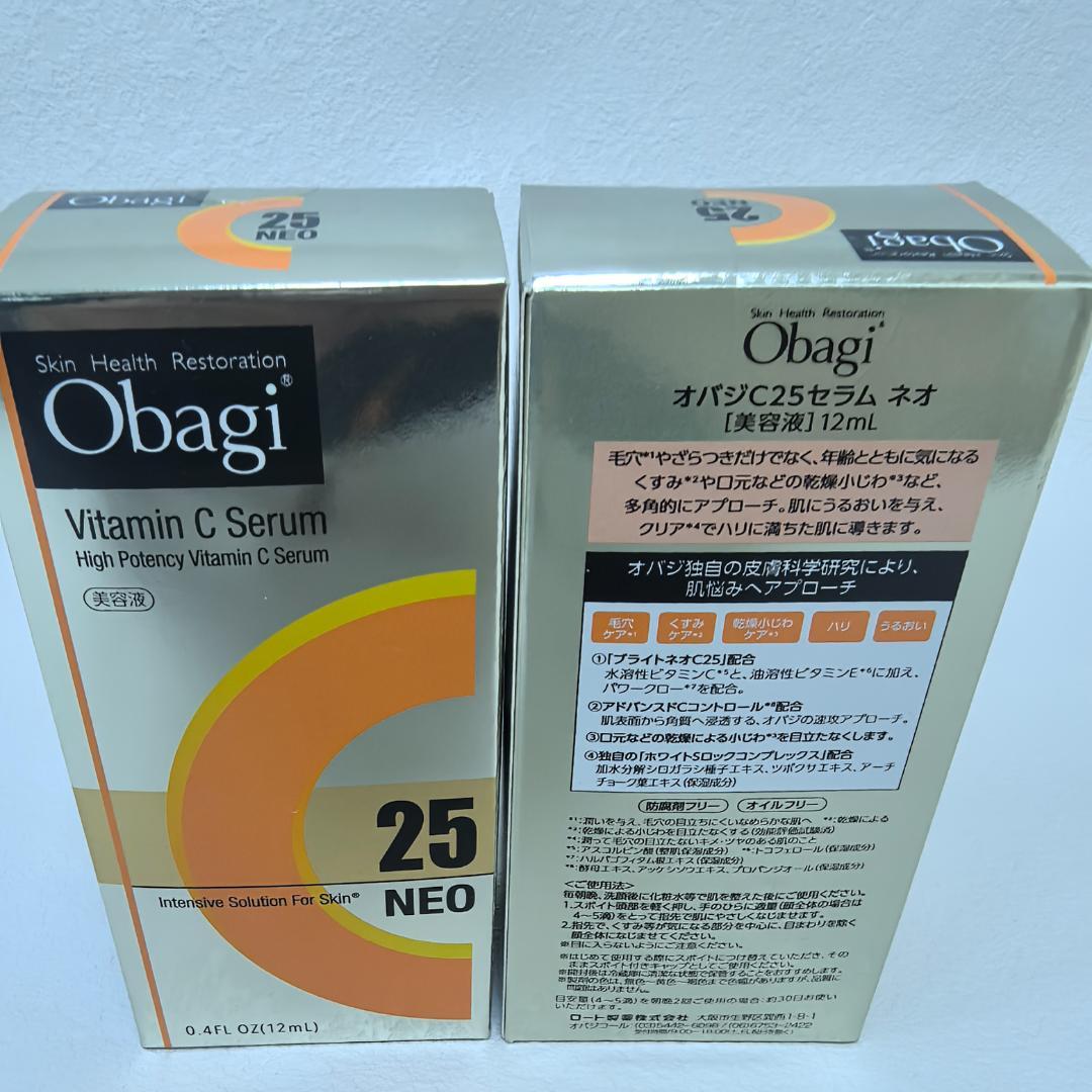 新品未開封 Obagi C25 NEO 美容液 12ml-2箱セット fd - メルカリ