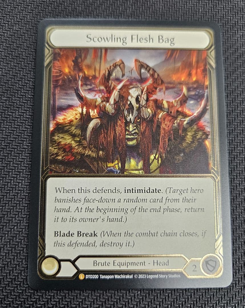 FAB　Scowling Flesh Bag Scowling Flesh Bag – Flesh & Blood