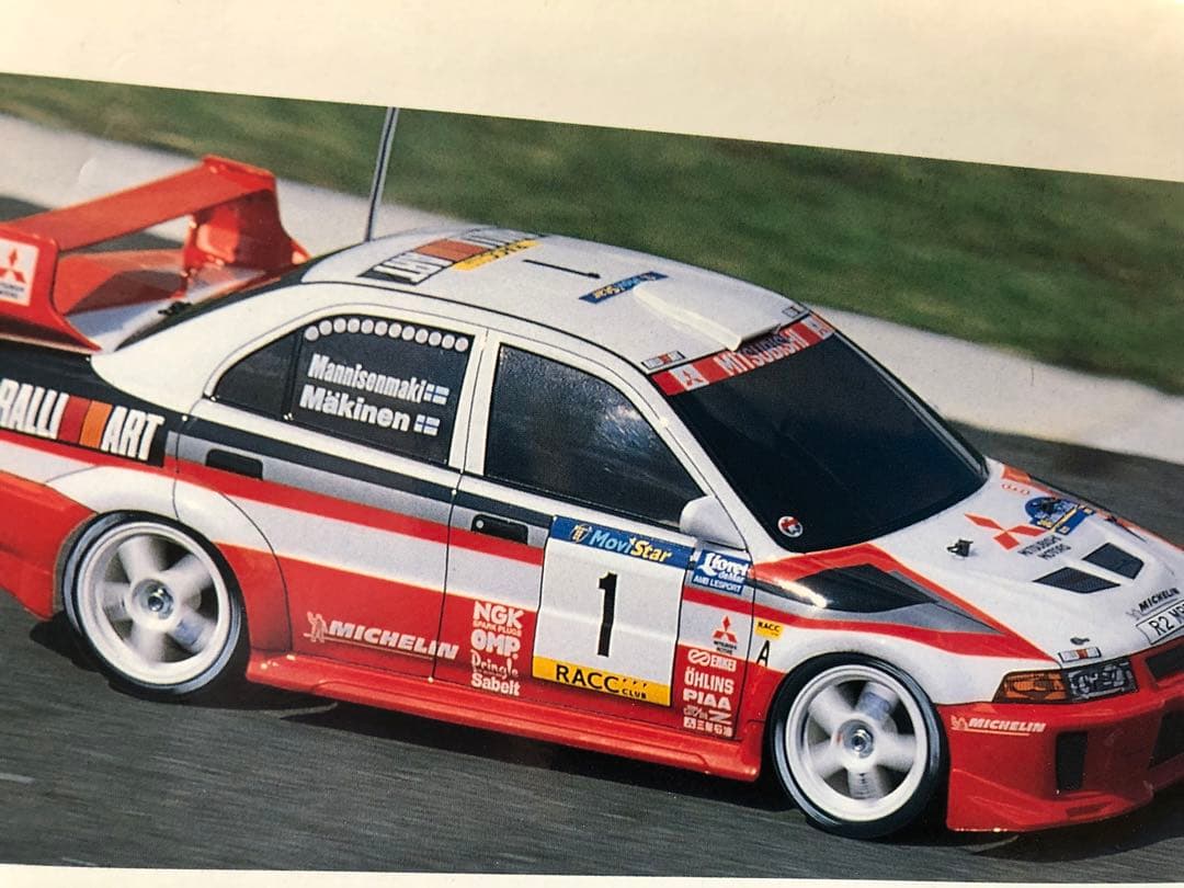 タミヤ 1/10RC 三菱ランサーエボリューション V WRCスペアボディ タミヤ 電動RCカーシリーズ 1/10RC 三菱ランサー エボリューション V