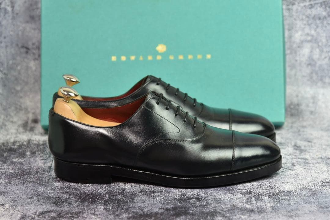 エドワードグリーン　チェルシー　7.5E　黒　202ラスト　シュークロス付属