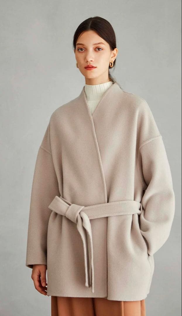 SOEJU ソージュ ウールリバーミディコート - メルカリ