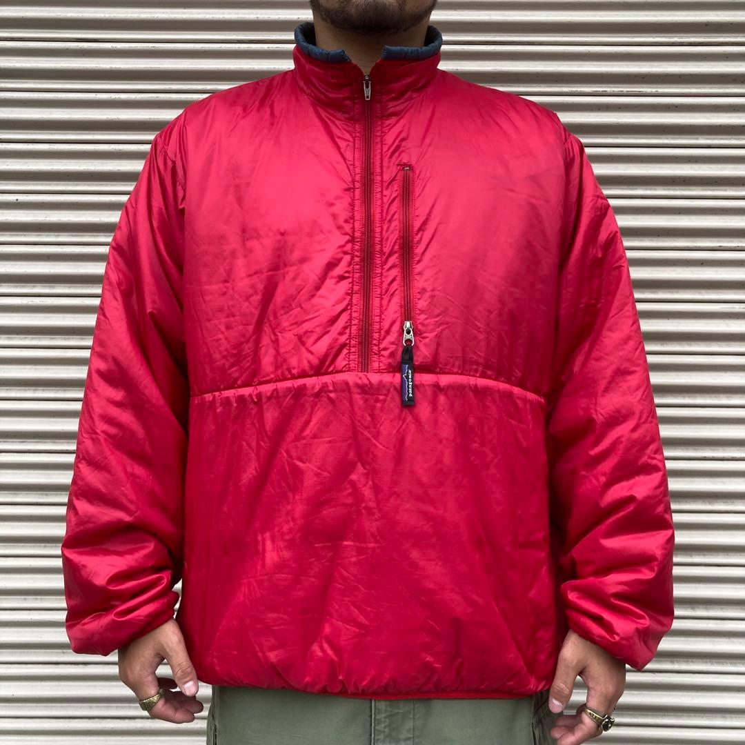 美品 90s USA製 パタゴニア パフボール プルオーバー レッド ダウン L