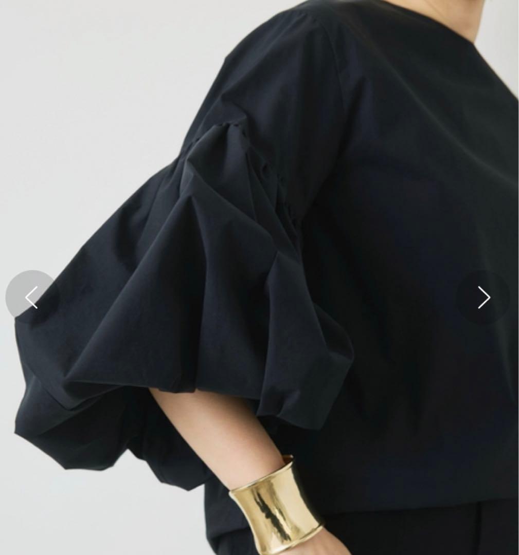 CELERI 2025SS パフスリーブシャツ 黒 ドゥーズィエムクラス - メルカリ