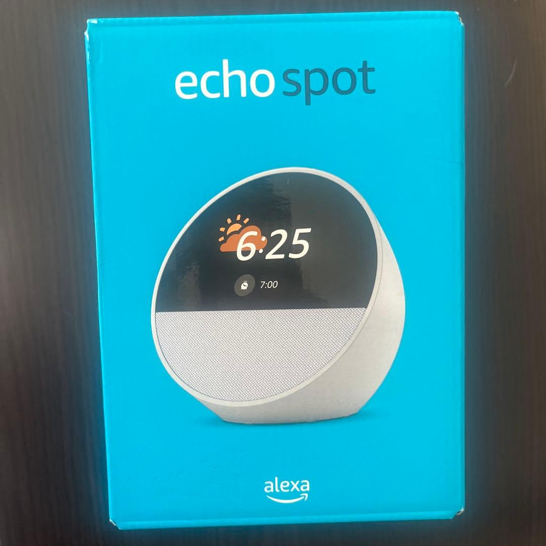 【新品・未開封】Amazon Echo Spot ホワイト amazon（アマゾン） 『新品』Amazon(アマゾン)Echo Spot (エコー