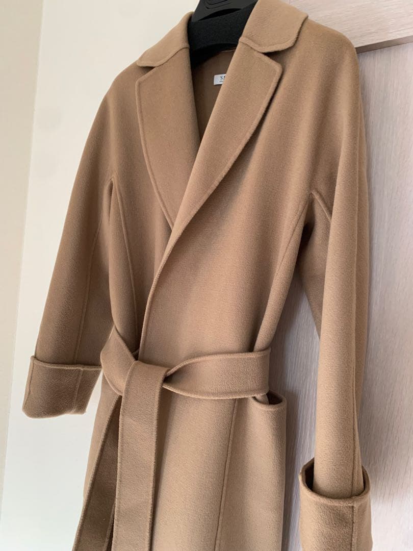 近年 Sマックスマーラ ダブルフェイス クチートアマーノ キャメル