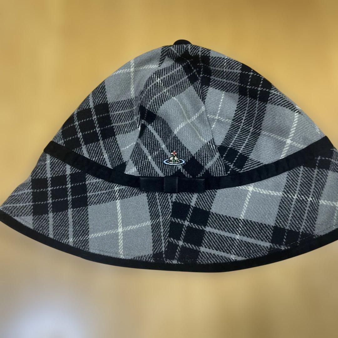 Vivienne Westwood チェック柄ウールハット ヴィヴィアンウエストウッド ウール チェック 帽子 - メルカリ