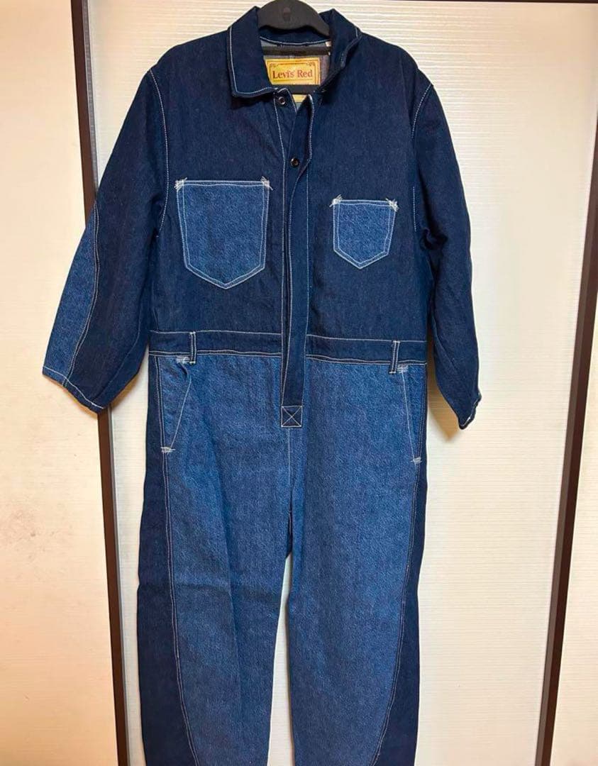 希少メンズサイズM リーバイスレッド オールインワン つなぎ Levis Red