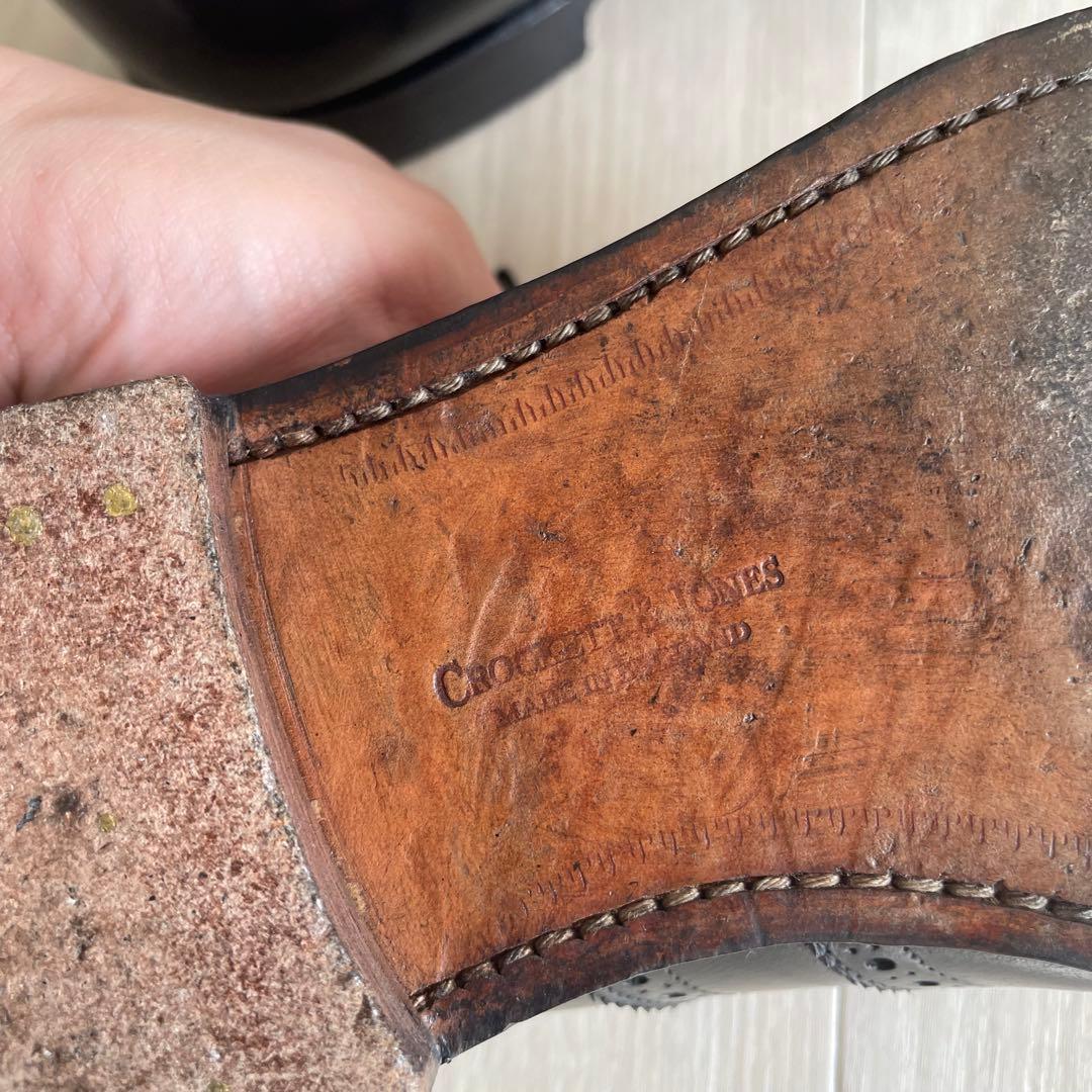 希少 廃盤 クロケット&ジョーンズ FINSBURY ドレスウィングチップ 8