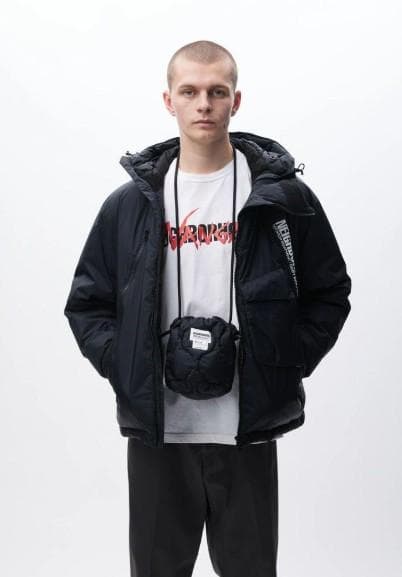 NH X NANGA . DOWN DRAWSTRING BAG / BLACK - メルカリ