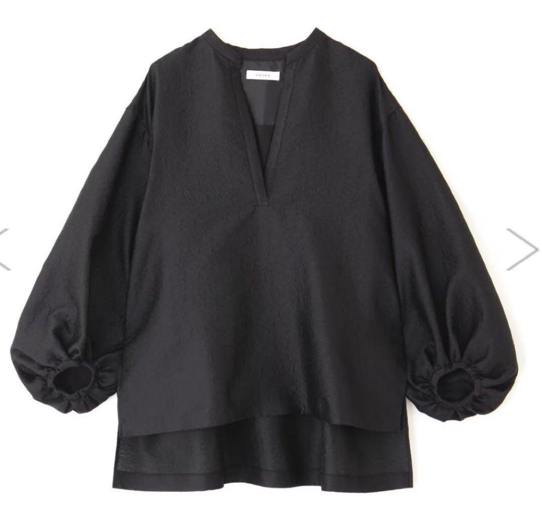 ADOREアドーア】 ラスタージャガードブラウス38《ブラック》 - メルカリ