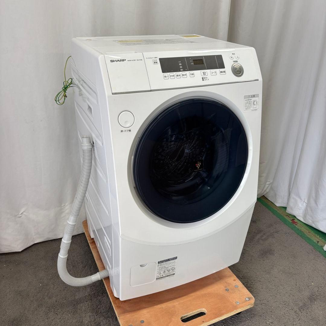 R89942 ドラム式洗濯機 SHARP 10キロ 右開 安い 綺麗 設置無料 - メルカリ