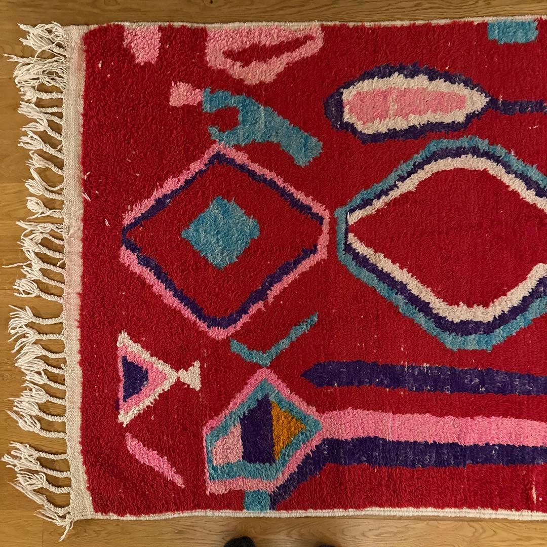 T*a様 モロッコ ヴィンテージラグ ブジャド 。オルネ ド フォイユで