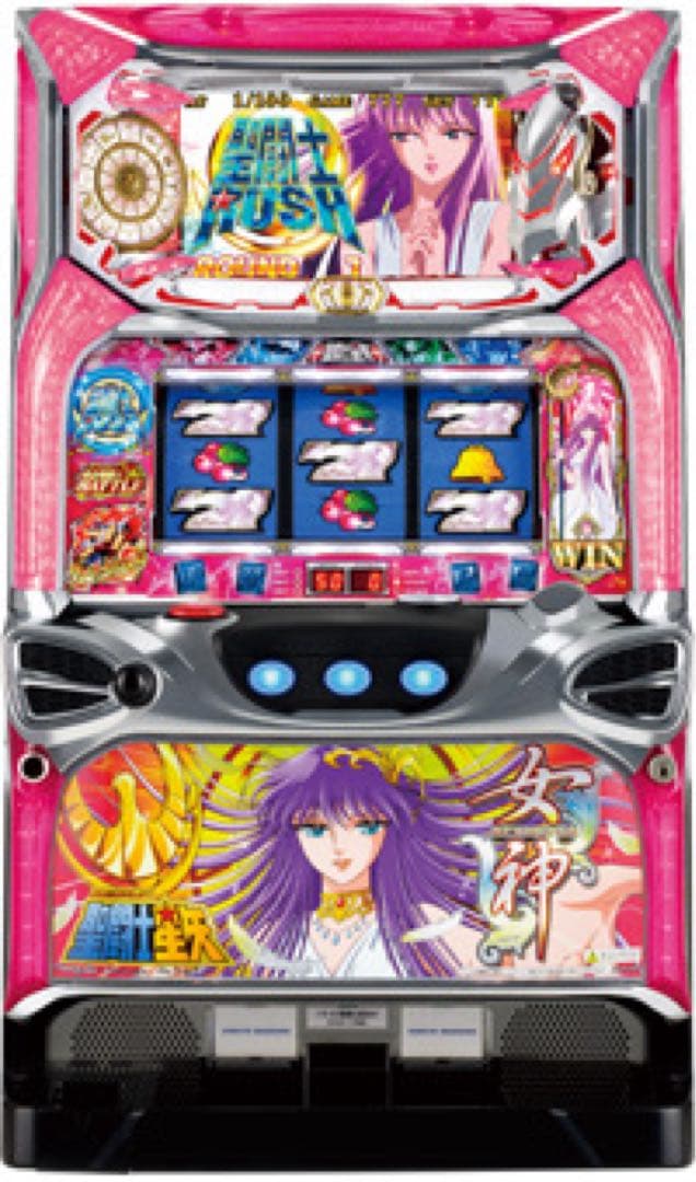 三洋 初代 聖闘士星矢 (レア女神パネル)スロット 実機 5号機 不要機 kaikoukakusei-2.jpg