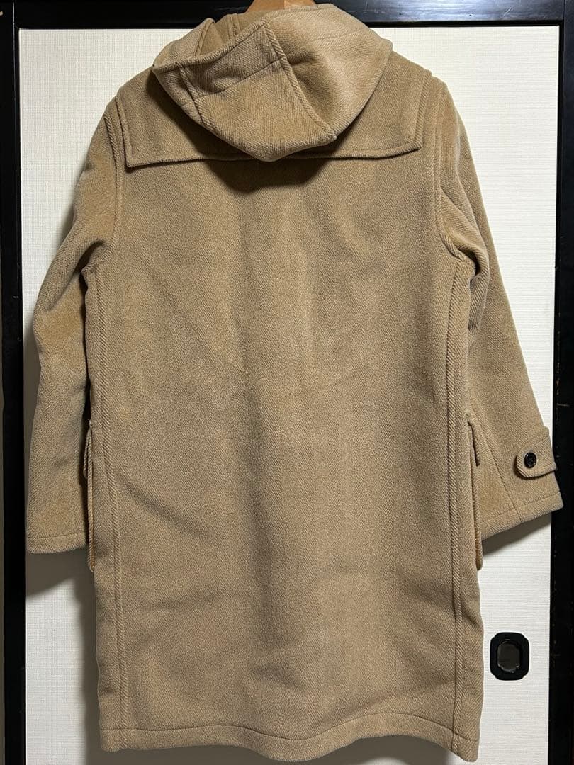 MONTGOMERY ベージュ ダッフルコート 38 ヘリンボーン