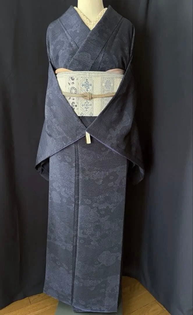 小紋】徳島県阿波天然藍染 天然灰汁醗酵建 藍染の奥ゆかしさの魅力