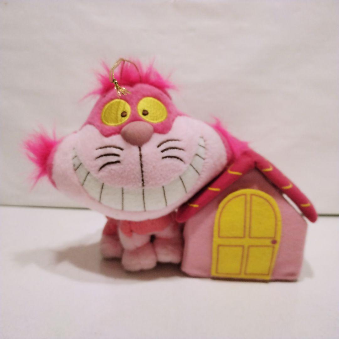 ディズニー チェシャ猫 ぬいぐるみ 不思議の国のアリス 小物入れ付