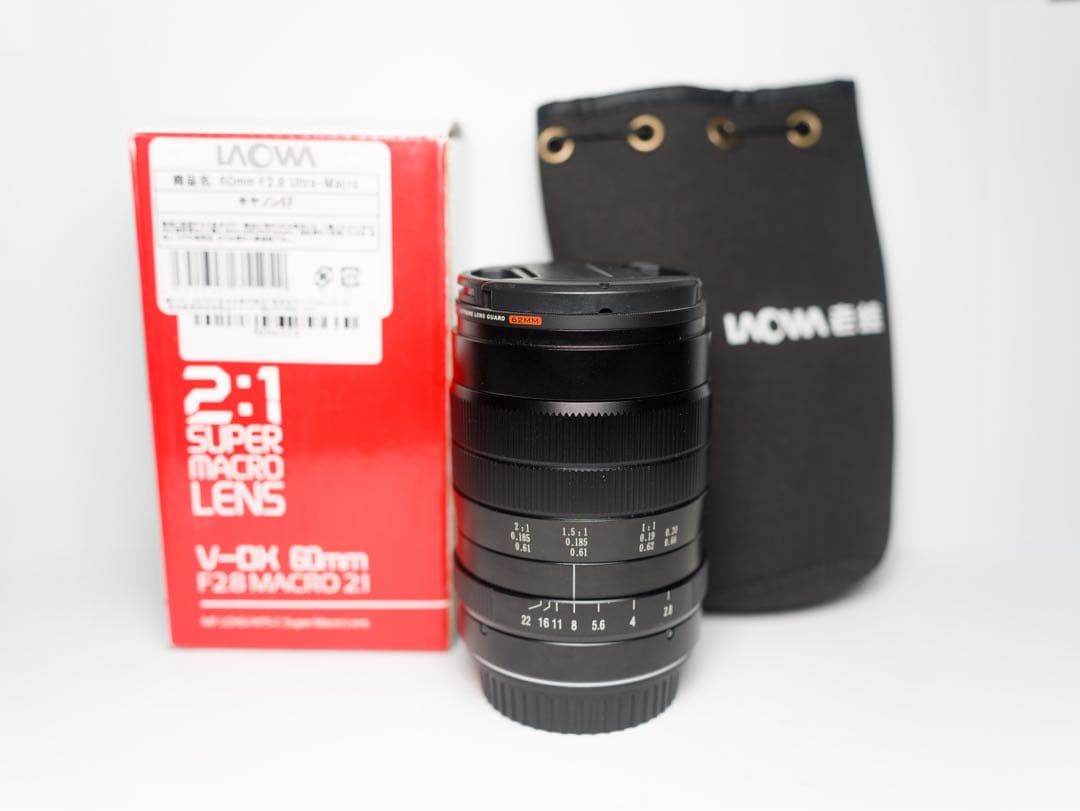 LAOWA 60mm F2.8 2X ULTRA MACRO/ キャノンEF Venus Laowa 60mm f/2.8 2x Ultra-Macro Lens for Nikon F VEN6028N