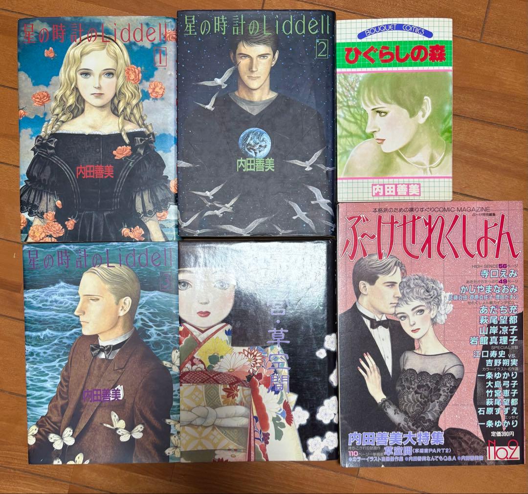 内田善美　絶版品！ 草迷宮、草空間。星の時計のリデル ぶーけセレクション他 41c5e2RWr6L._AC_UF350,