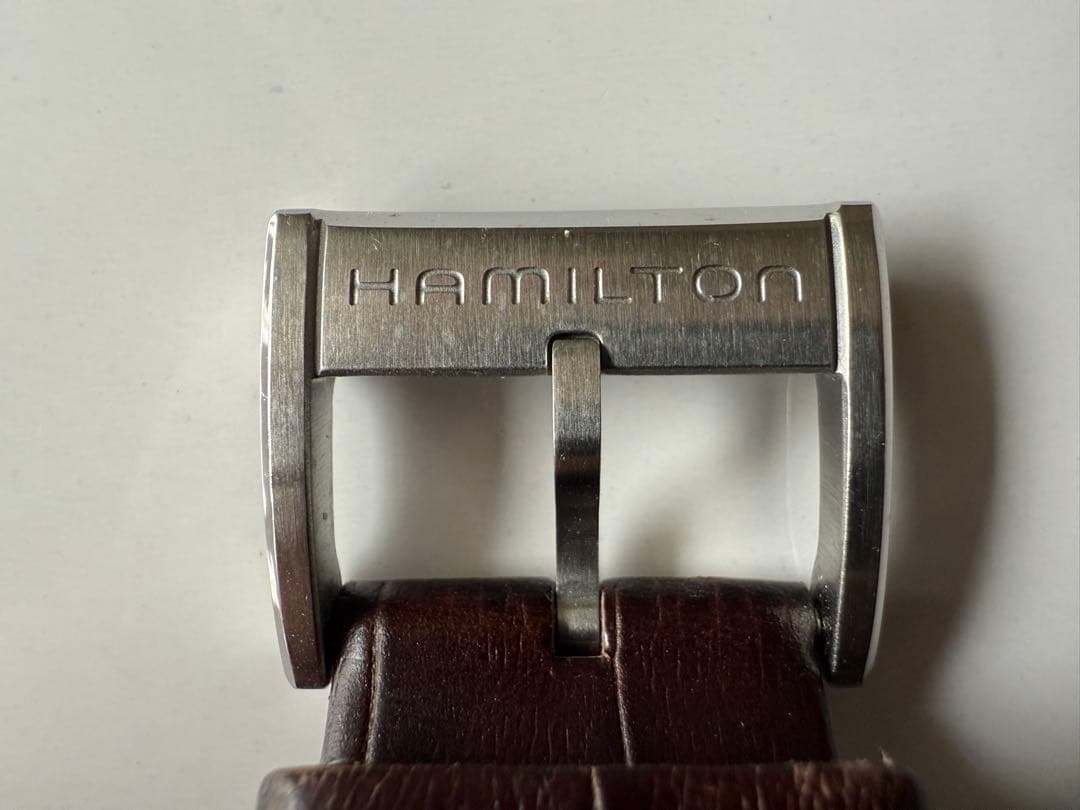 BUHI0314様専用 】Hamilton 純正レザーベルト 22mm - メルカリ