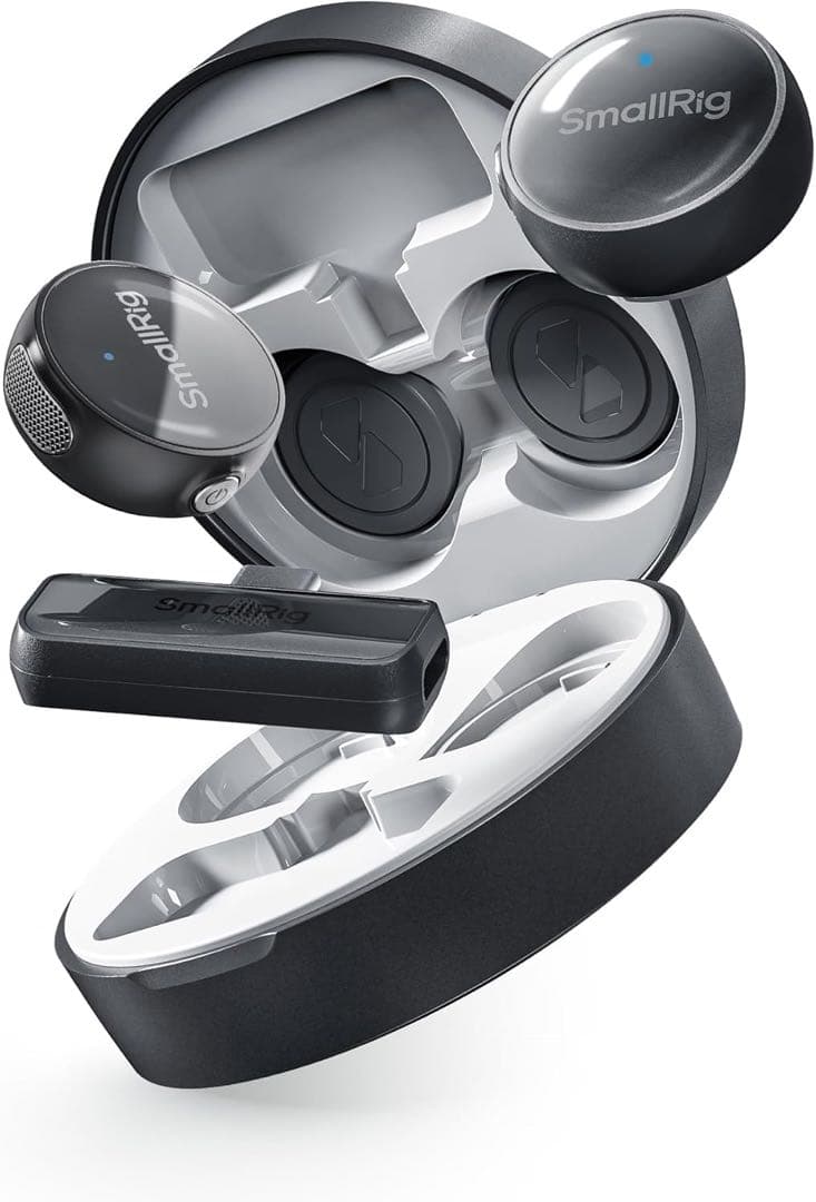 SmallRig「S60」小型ワイヤレスラベリアマイク Amazon.com: SMALLRIG S60 Wireless Lavalier Microphone with USB C