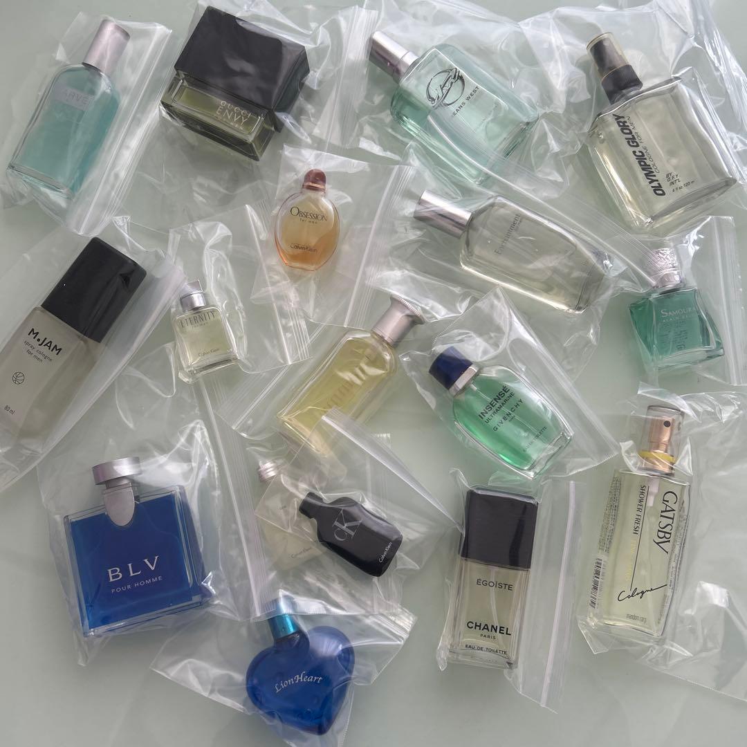 グッチ　シャネル　ブルガリ　ジバンシー　サムライ　ライオンラート香水 まとめ売り 香水 （使用済み/蓋無し） おまとめ ブルガリ シャネル ジバンシー