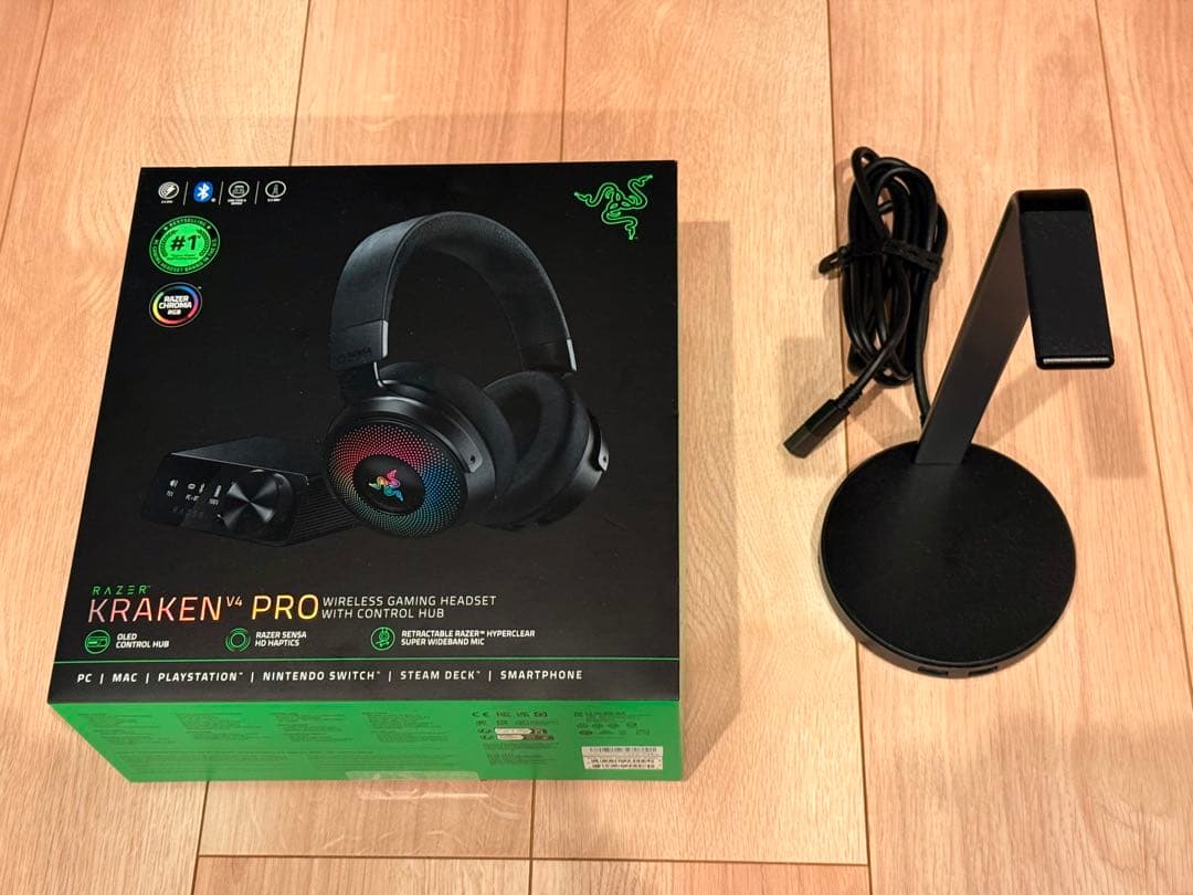 Razer Kraken V4 Pro ワイヤレスヘッドセット Amazon.co.jp: Razer レイザー Kraken V4 Pro ワイヤレスゲーミング