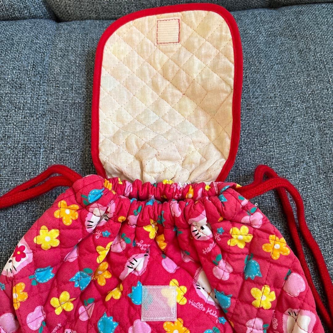 キティ キルト ナップザック リュック 平成レトロ 当時物 レア - メルカリ