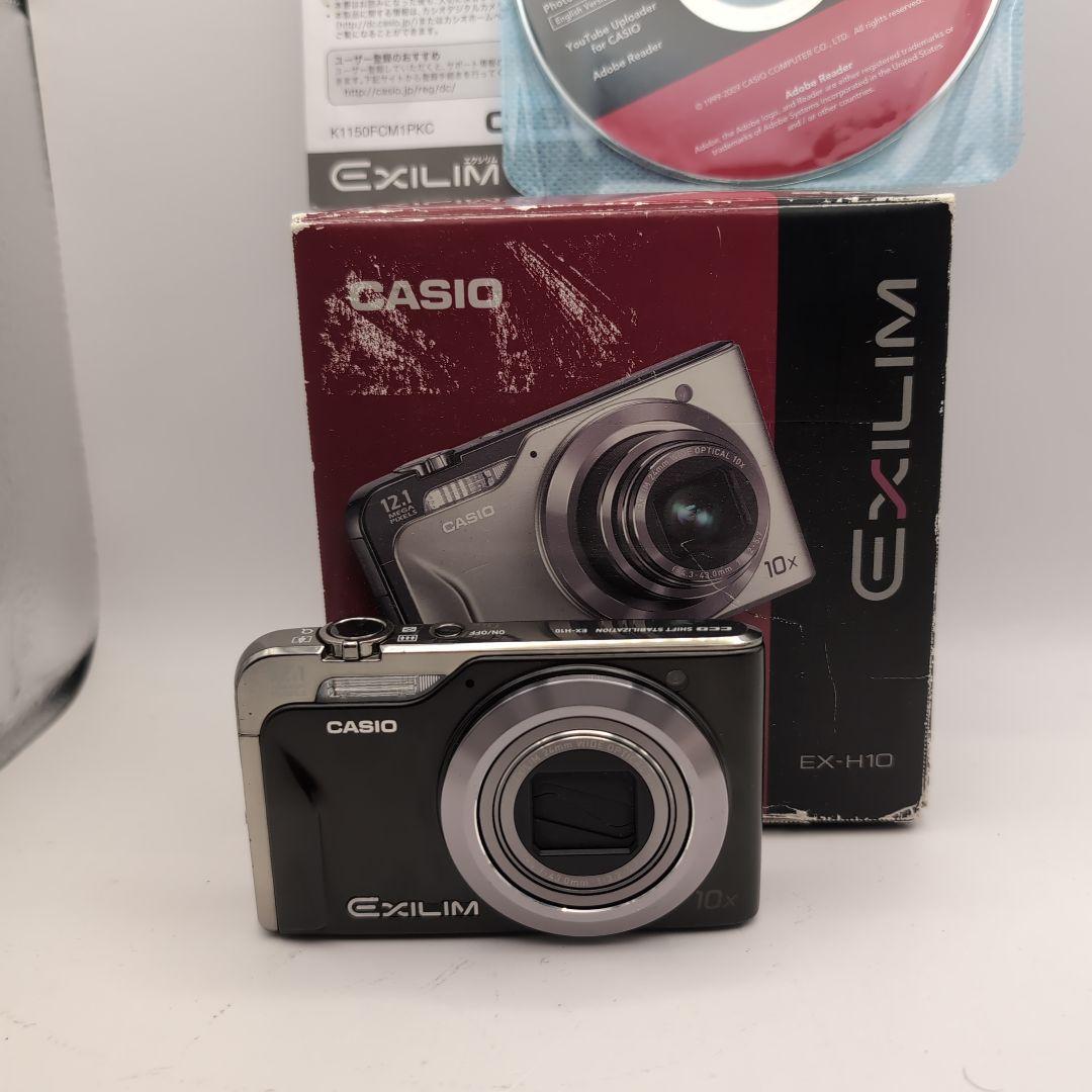 ジャンク CASIO EXILIM EX-H10 デジタルカメラ　ブラック Amazon.co.jp: カシオ計算機 カシオ デジタルカメラ EXILIM EX-H10BK
