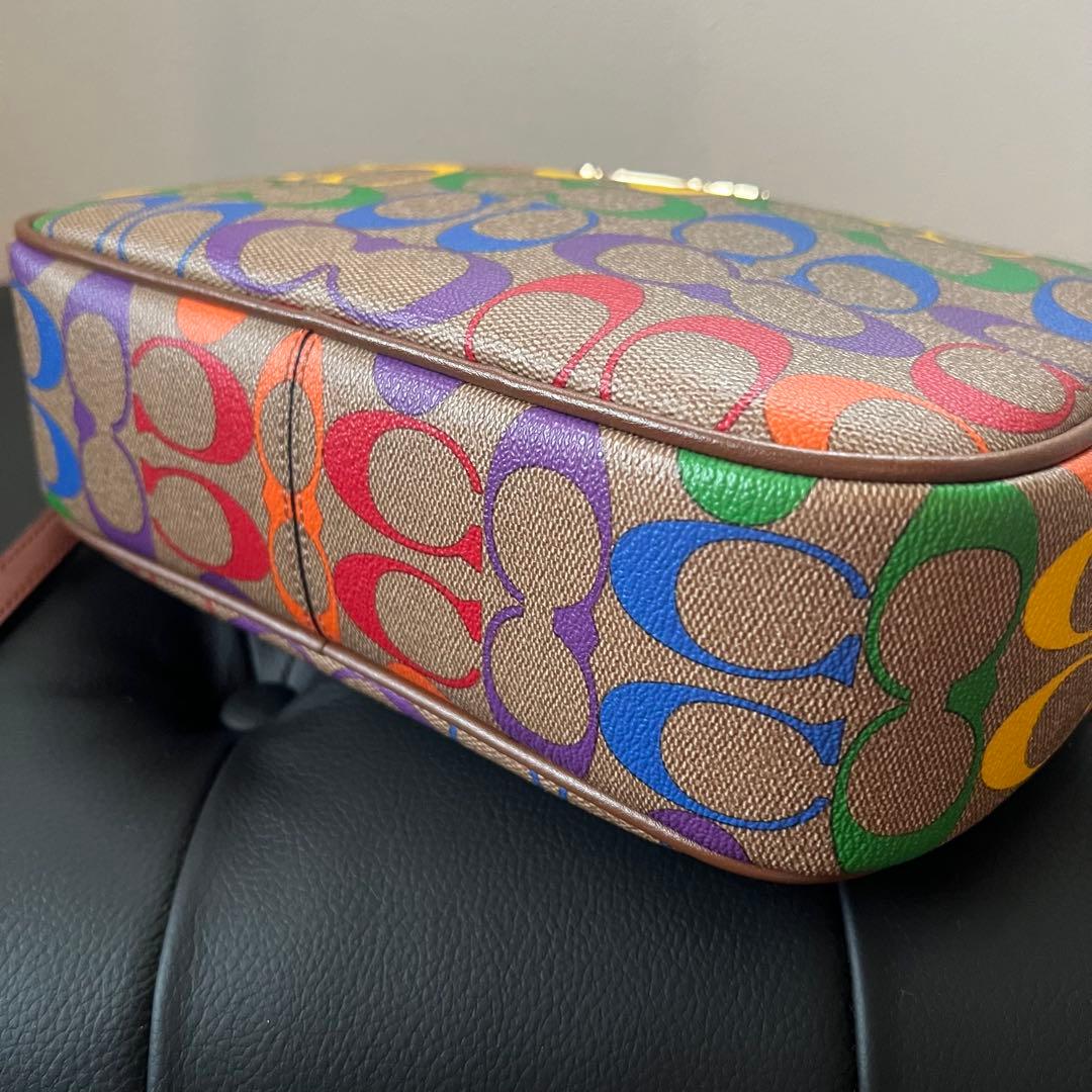 コーチ レインボー COACH ショルダーバッグ クロスボディ マルチカラー