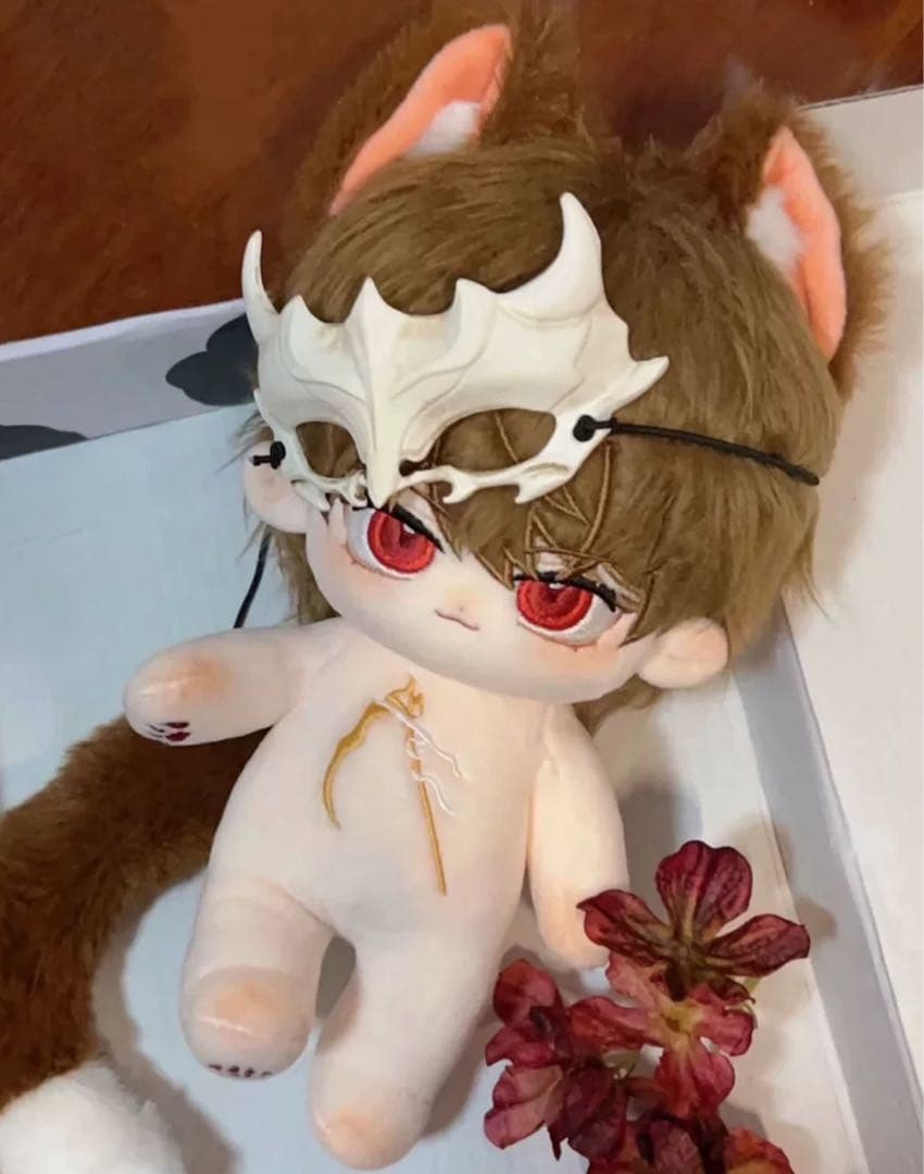 《茶髪赤目》激レア可愛い着せ替えぬいぐるみ《20cmぬいぐるみ》