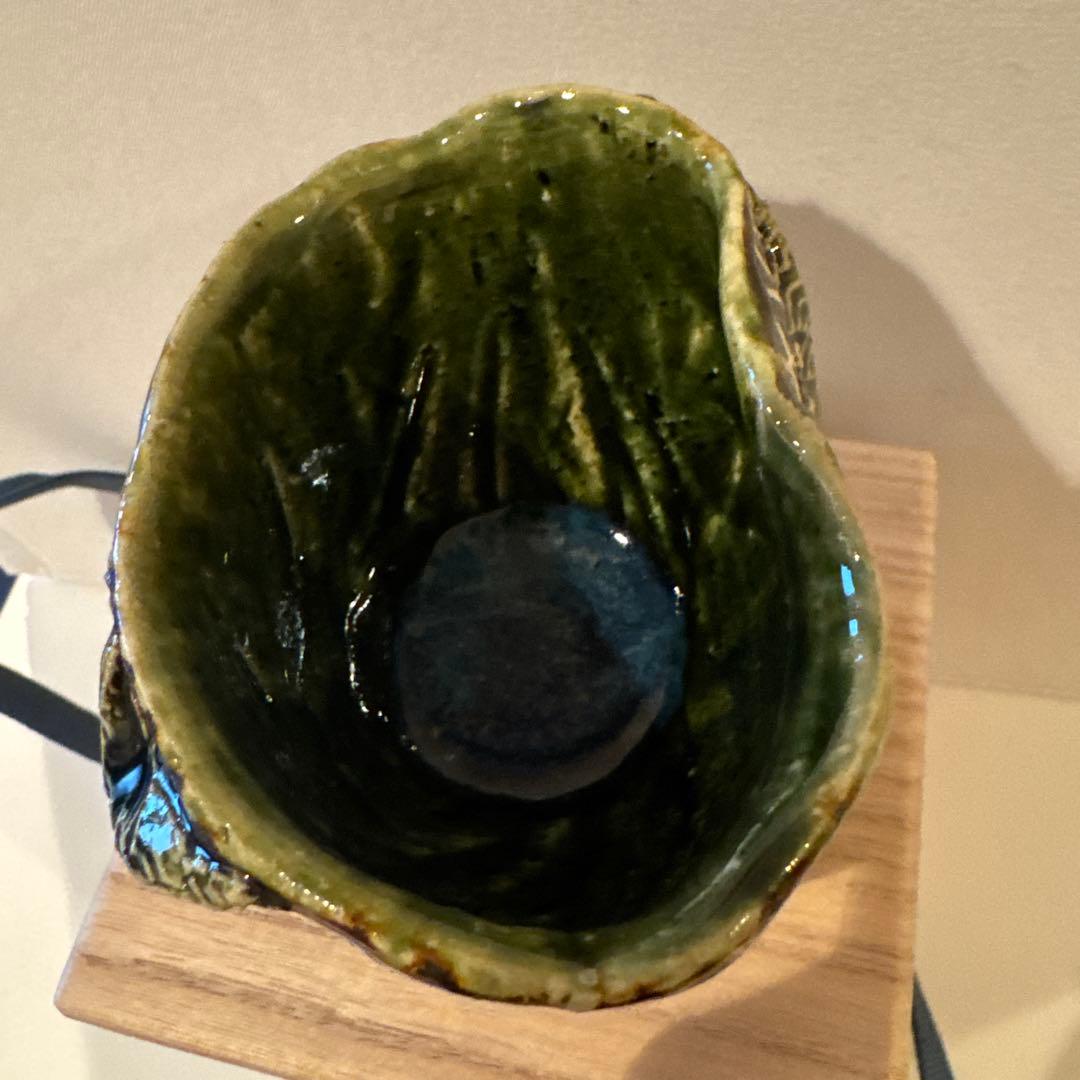 山口真人 織部琳派 ぐい呑 入手困難