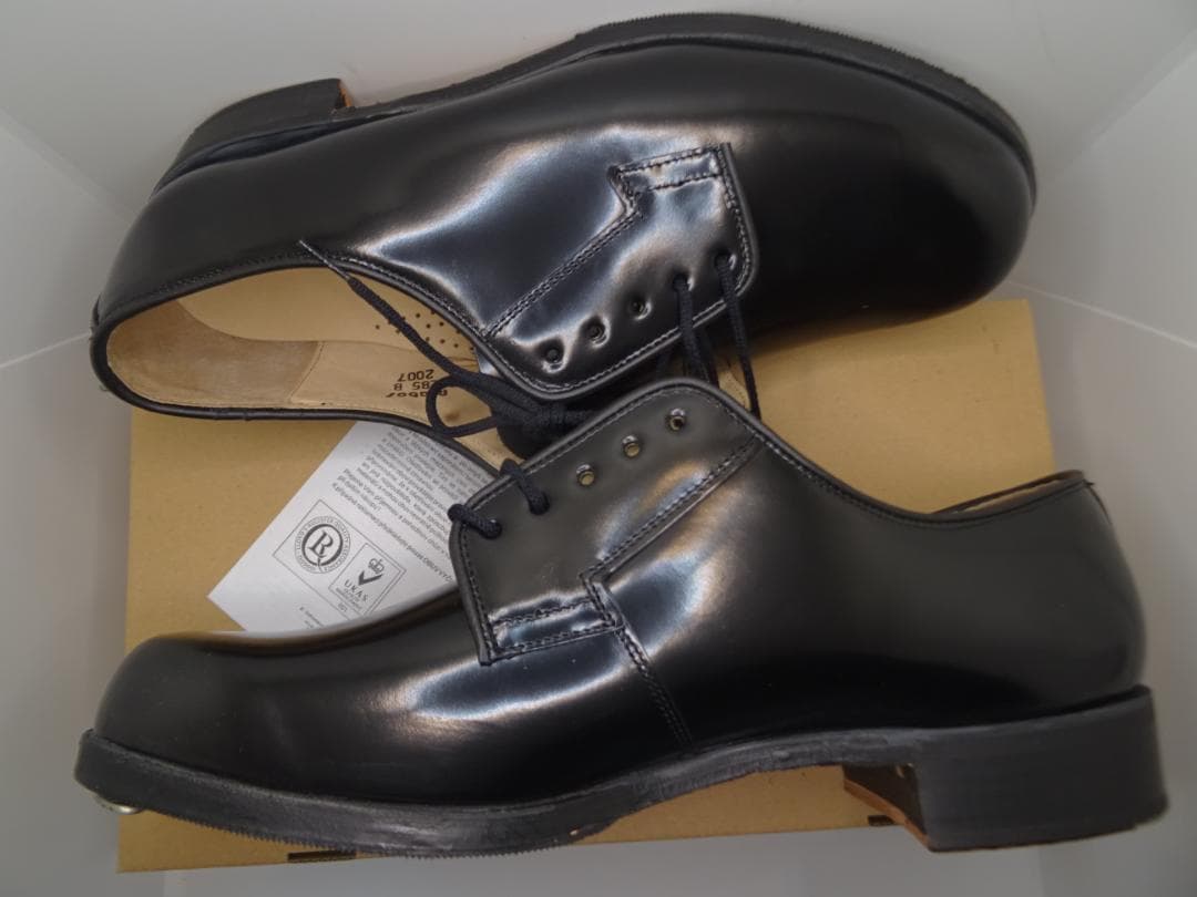 h*g様 新品チェコ軍オフィサーサービスシューズポストマンシューズ28.5