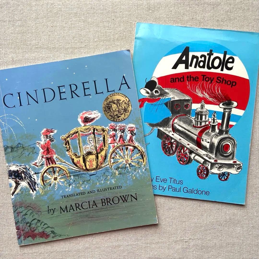 ヴィンテージ洋書2冊セット・英語絵本 ジャンクジャーナル 古本洋書