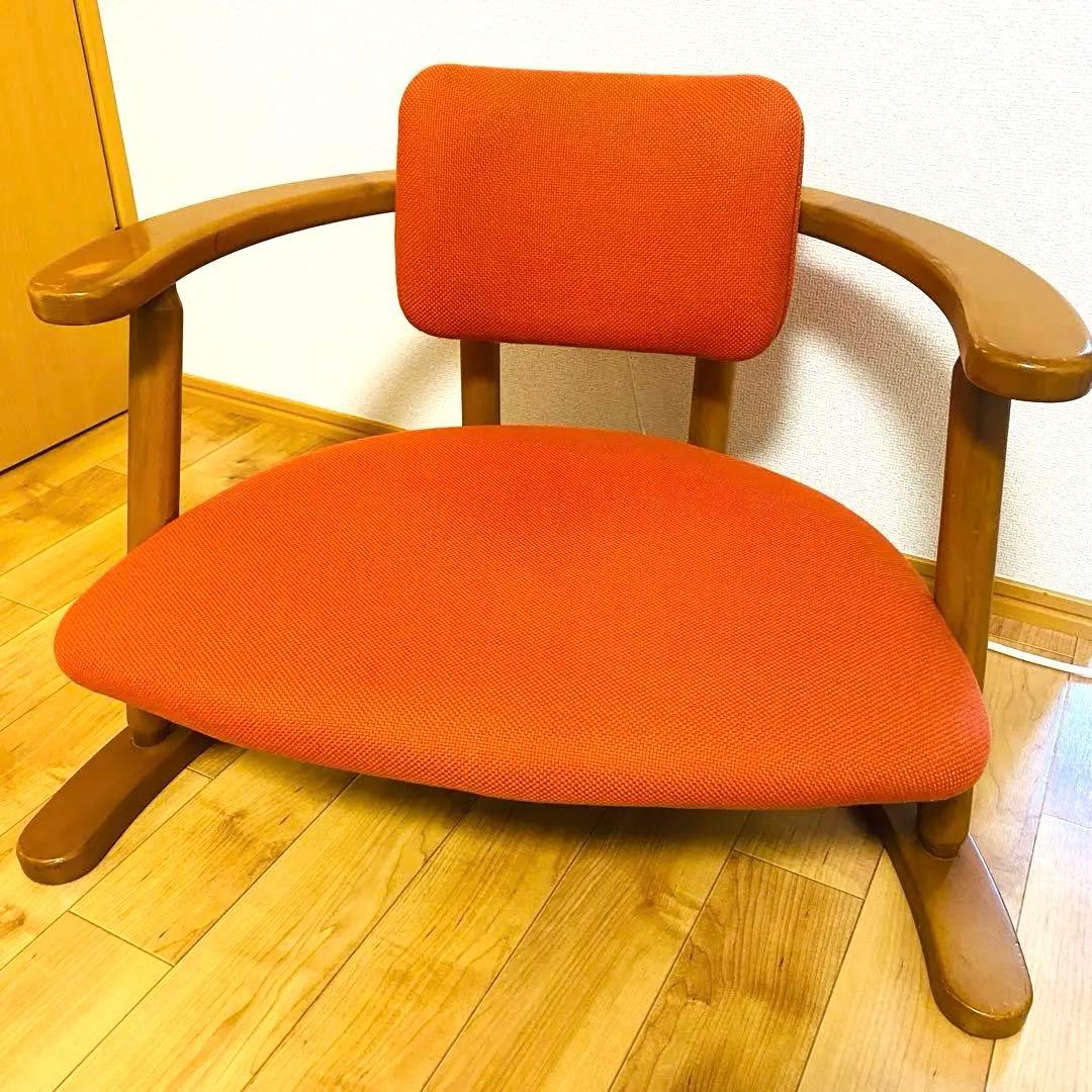 【希少品 送料込】無限工房 福竹産業 かに座椅子 ローチェア バリアフリー 無限工房 福竹産業 かに座椅子 ローチェア 【公式通販】