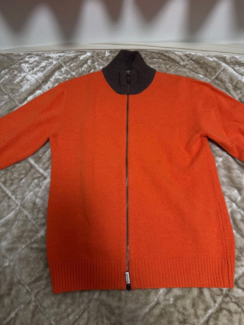 ETRO オレンジブラウン ジッパーセーター M imgrc0165882361.jpg